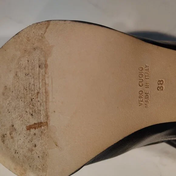 Giampaolo Viozzi - Italian Made Black Leather Pull-on Ankle Boot - Picture 5 of 6